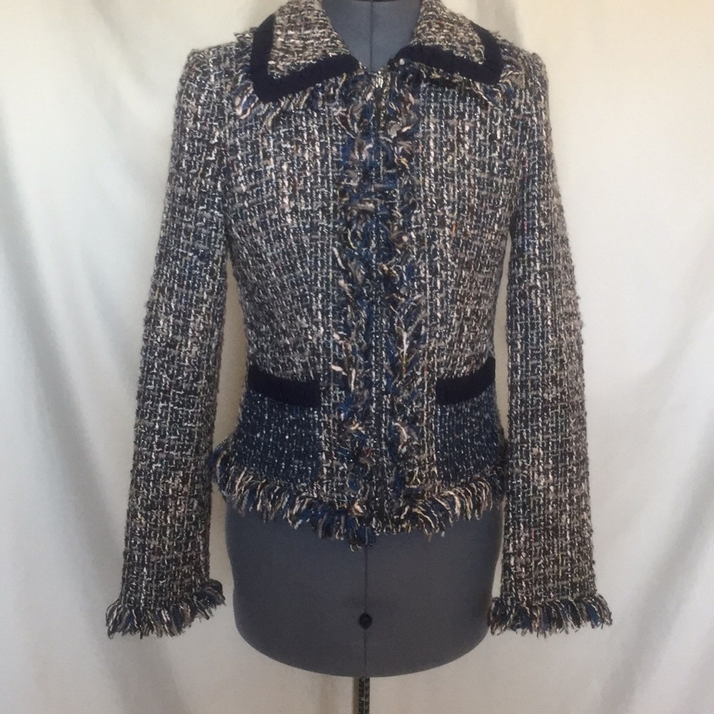 Beautiful McGinn Textered Tweed Jacket.